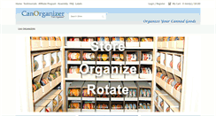 Desktop Screenshot of canorganizer.com